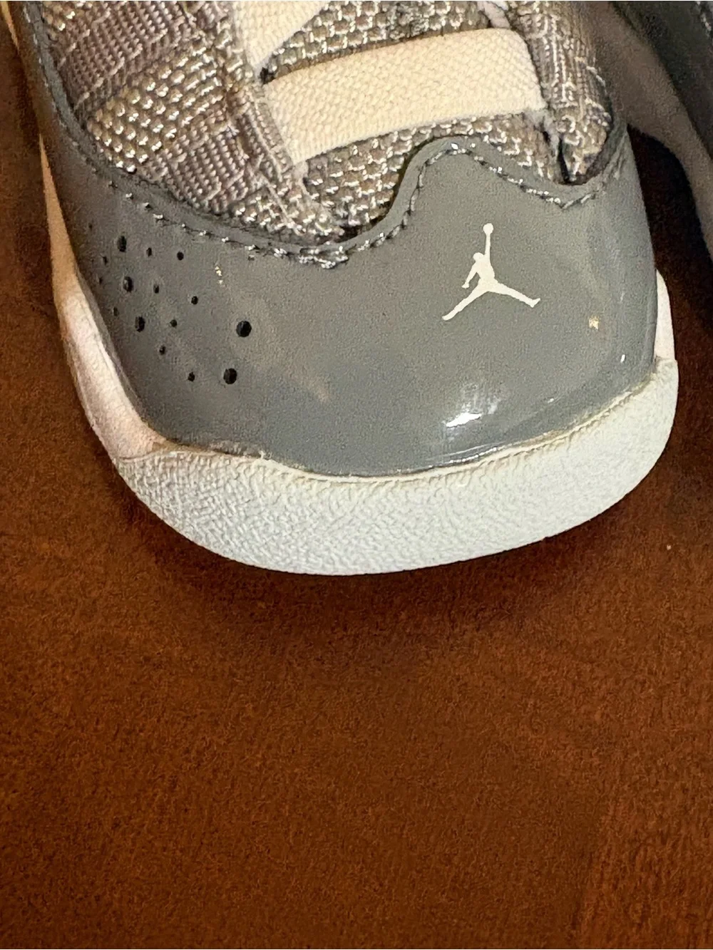 Jordan 6 Rings (TD) 323420 015 Toddler's Cool Grey/White/Wolf Grey Size 3C